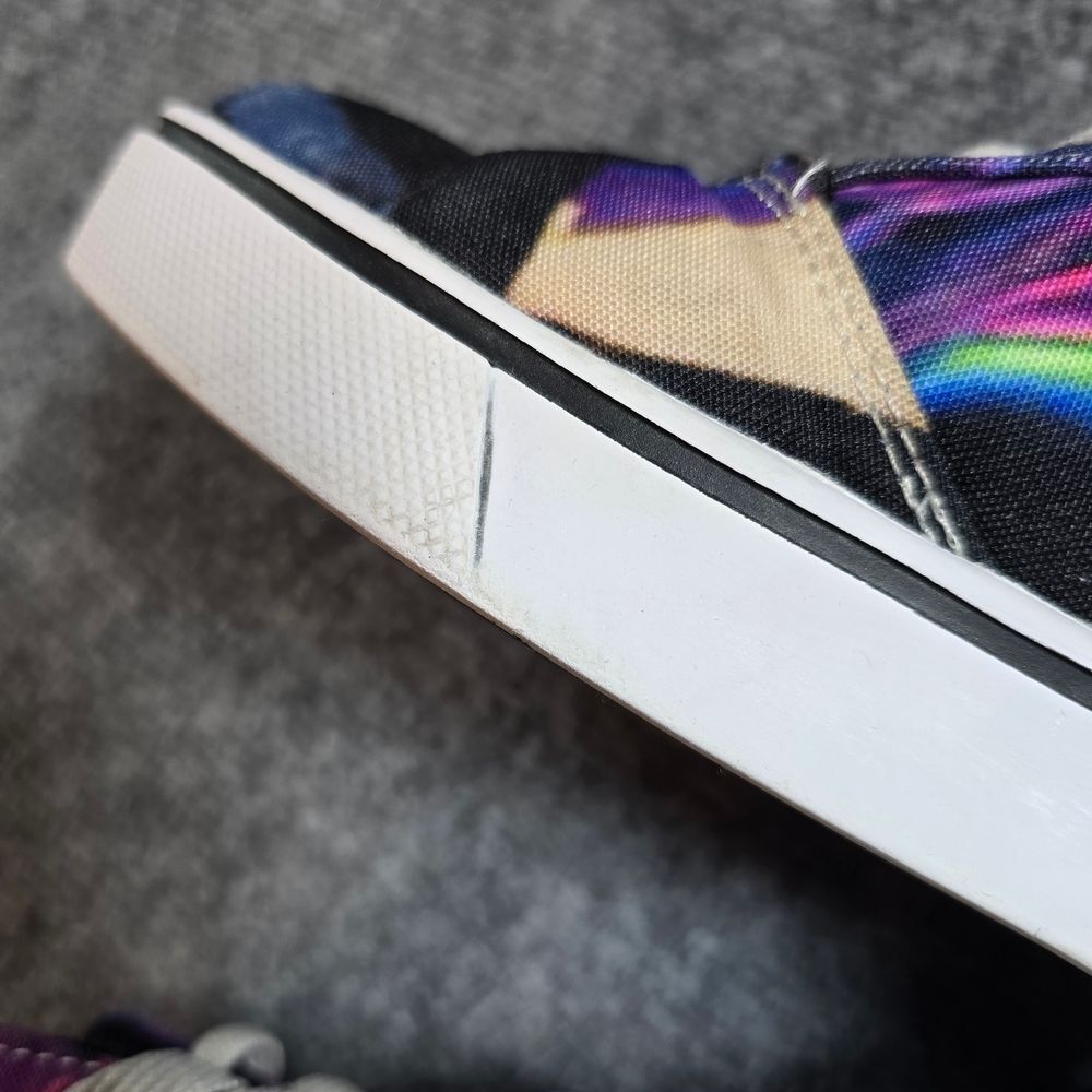Heelys Kids Black Purple Multicolor Skate Shoes Size 4 Lace Up - Picture 5 of 9